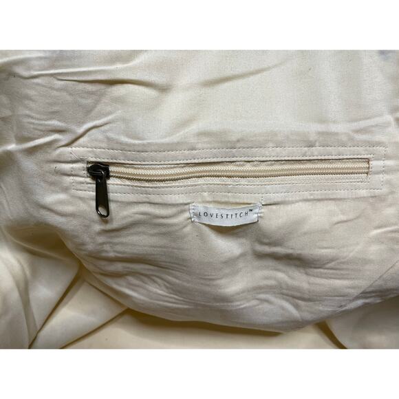 Lovestitch Tie-Dye Blue Hampton Weekender Bag NEW - Picture 5 of 11